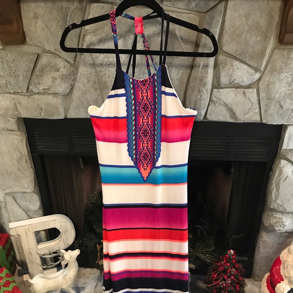 Ruffled Up Cascading Tiered Dress